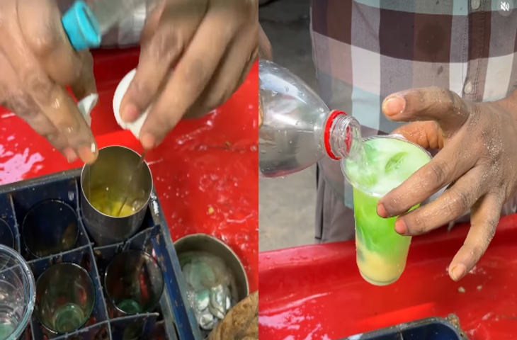 अंडा और सोडा का खतरनाक कॉम्बिनेशन? ठेले पर बना अजीब ड्रिंक देख लोगों ने कहा - 'ये क्या बना दिया...'