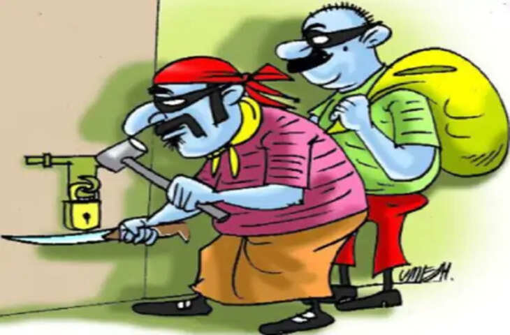 लखनऊ में बंद मकान को चोरों ने बनाया निशाना, नकदी-जेवर समेत लाखों का सामान चोरी