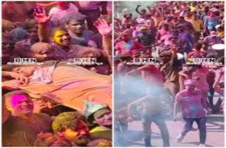 अंतिम संस्कार से पहले अर्थी से उठकर भागा मुर्दा, वीडियो में देखें निकली जिंदा व्यक्ति की अंतिम यात्रा