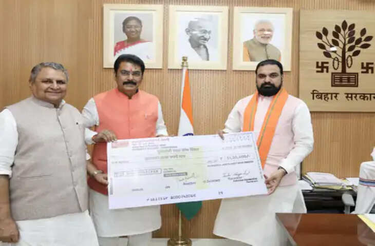 बिहार में बाढ़ राहत के लिए आर्थिक मदद का सिलसिला तेज, BJP ने मुख्यमंत्री राहत कोष में दिए 51 लाख रुपये