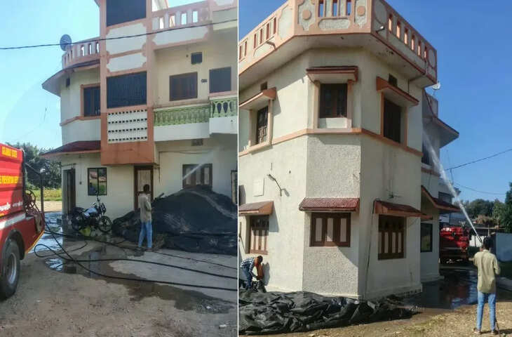 गुजरात के विधायक ने बंगला धोने के लिए बुला ली फायर ब्रिगेड, VIDEO वायरल; दुरुपयोग को लेकर छिड़ी बहस