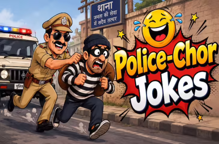 Police और Chor पर बने मजेदार Jokes, पढ़ते ही छूट जाएगी हंसी