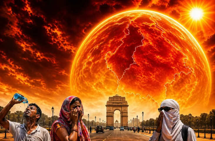 भीषण गर्मी का तांडव! &lsquo;Heat Dome&rsquo; ने 10+ राज्यों को जकड़ा, जानिए कैसे बदल गया पूरा भारत भट्टी में