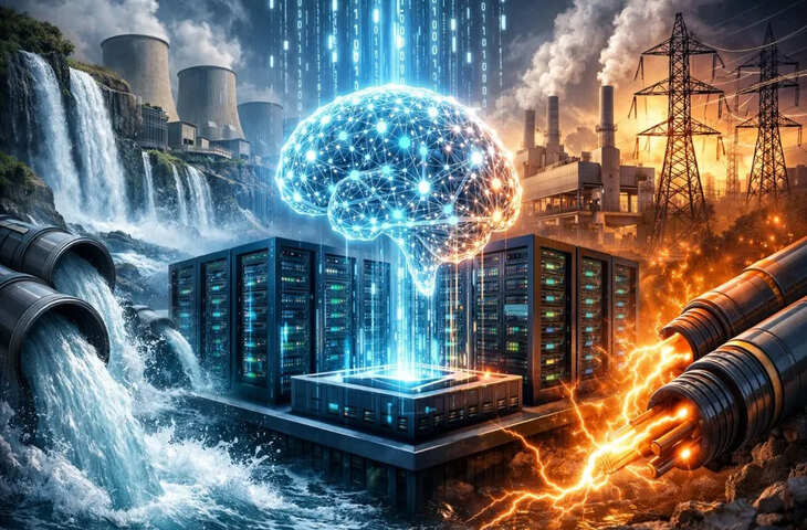 AI Data Centre की चौंकाने वाली सच्चाई एक सेंटर करता है हजार घरों जितना पानी इस्तेमाल, सालाना आंकड़े हैरान करने वाले