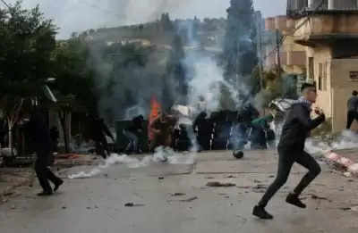 West Bank clashes झड़पों में दर्जनों फिलिस्तीनी घायल