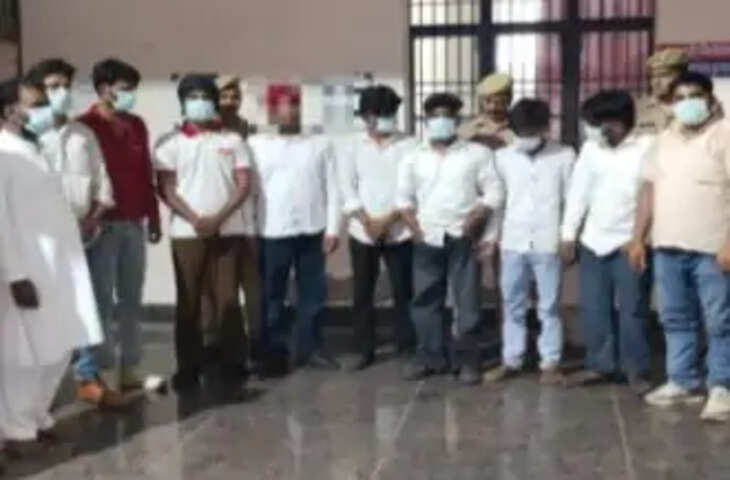 अलीगढ़ में बड़ी कार्रवाई: भारतीय कश्यप सेना के राष्ट्रीय अध्यक्ष समेत 10 गिरफ्तार, अवैध कब्जा और रंगदारी का आरोप