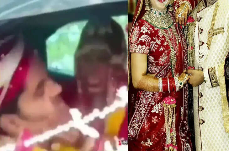 शादी में दूल्हे की अजीब हरकत खुद ही पहन ली वरमाला, दुल्हन रह गई देखती, वीडियो वायरल