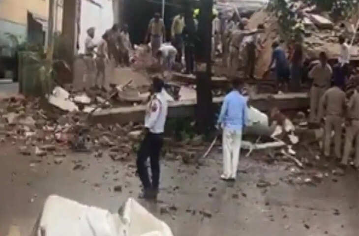 चंडीगढ़ में बड़ा हादसा: इंडस्ट्रियल एरिया में दो मंजिला इमारत ढही, 2 की मौत; 5 घंटे तक चला रेस्क्यू ऑपरेशन
