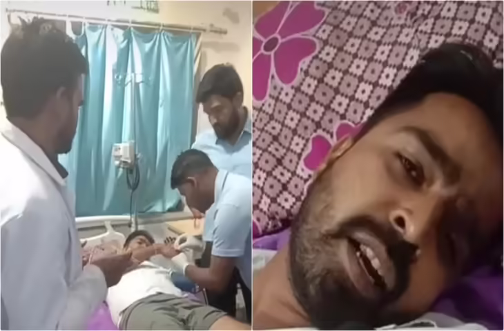 लेपर्ड का हमला, मोटरसाइकिल सवार दो युवक घायल, एक की हालत गंभीर