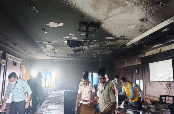 जयपुर में राजस्थान विद्युत विनियामक आयोग भवन में लगी आग, रिकॉर्ड रूम तक पहुंची लपटें, प्रशासन में मचा हड़कंप