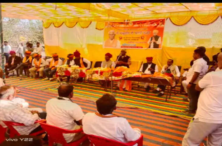 Udaipur &nbsp;जनजाति मंत्री खराड़ी का लसाडिया में स्वागत