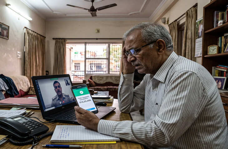 कानपुर में IIT के रिटायर्ड सुपरिंटेंडेंट को 5 दिन रखा डिजिटल अरेस्ट, फर्जी ED अफसरों ने ठगे 16.55 लाख रुपये