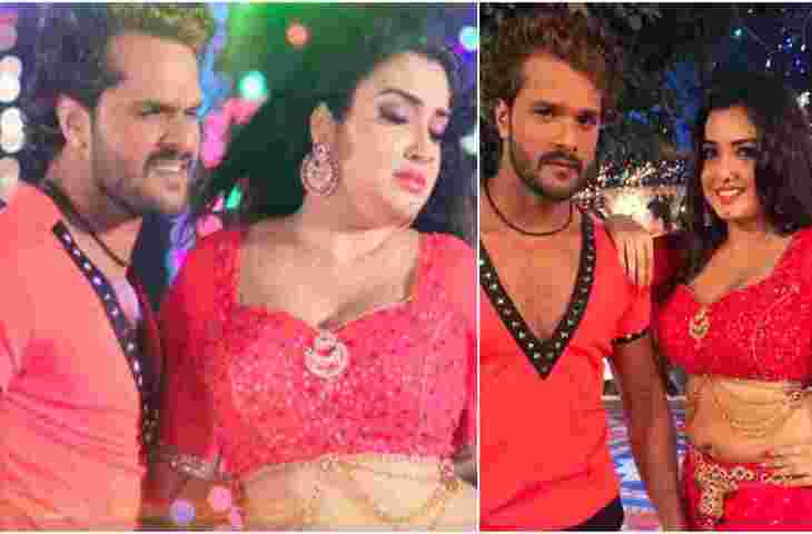 निरहुआ को छोड़ अब खेसारी लाल यादव की बाहों में लिपटी नजर आईं आम्रपाली दुबे, तस्वीरें लीक &nbsp;