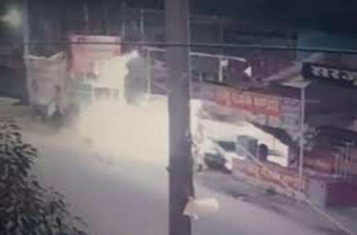 जयपुर में स्कॉर्पियो ने स्कूटी सवार दो युवकों को कुचला, वीडियो में देंखे हादसे में दोनों की मौत