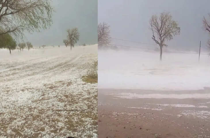पश्चिमी विक्षोभ का असर: राजस्थान में फिर बदला मौसम, कई जिलों में ओलावृष्टि से फसलों को नुकसान