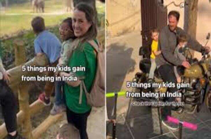 विदेशी महिला केल्सी ने बताए भारत में बच्चों की सीख, मेहमाननवाज़ी से लेकर जीवनशैली तक हुई तारीफ