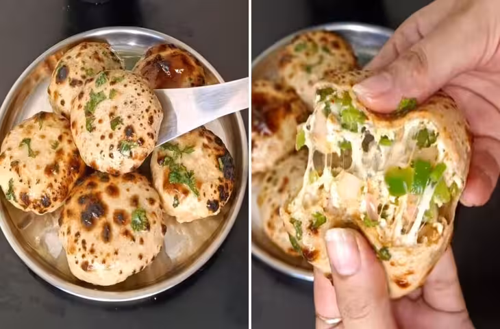 घर पर बनाएं गेहूं के आटे से नान पिज्जा बॉम्ब, बिना ओवन के कुकर या तवे पर होगा तैयार