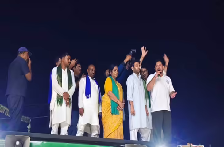 तेजस्वी यादव ने मधेपुरा में किया राज्य और केंद्र सरकार पर हमला, कहा- 'भ्रष्टाचार और अपराधमुक्त बिहार' के लिए है बिहार अधिकार यात्रा