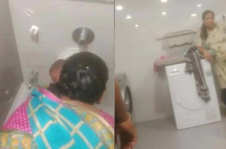 'वॉशिंग मशीन में नहलाया और टॉयलेट प्रेशर से धोया....'&nbsp;बेंगलुरु डेकेयर का वायरल वीडियो बना सनसनी, बच्चों के साथ दुर्व्यवहार देख भड़के यूजर्स&nbsp;