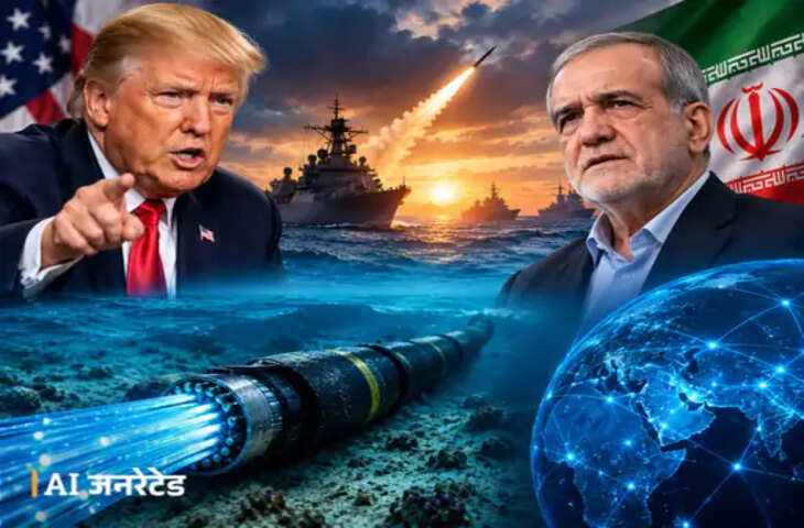 Iran-US Tension: ट्रम्प ने फिर दी सैन्य कार्रवाई की चेतावनी, ईरान ने समुद्र के नीचे इंटरनेट केबल को निशाना बनाने की बात कही