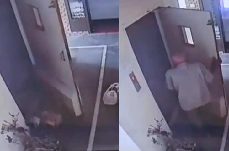 ड्यूटी पर तैनात सैनिक का भावुक पल, बेटी के स्पर्श ने तोड़ा सख्त अनुशासन