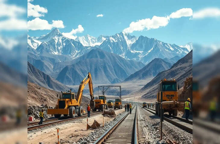 LAC के पास चीन की नई रेल परियोजना से बढ़ी भारत की सुरक्षा चिंताएं, जानिए कैसे बन सकती है ये नई चुनौती​​​​​​​