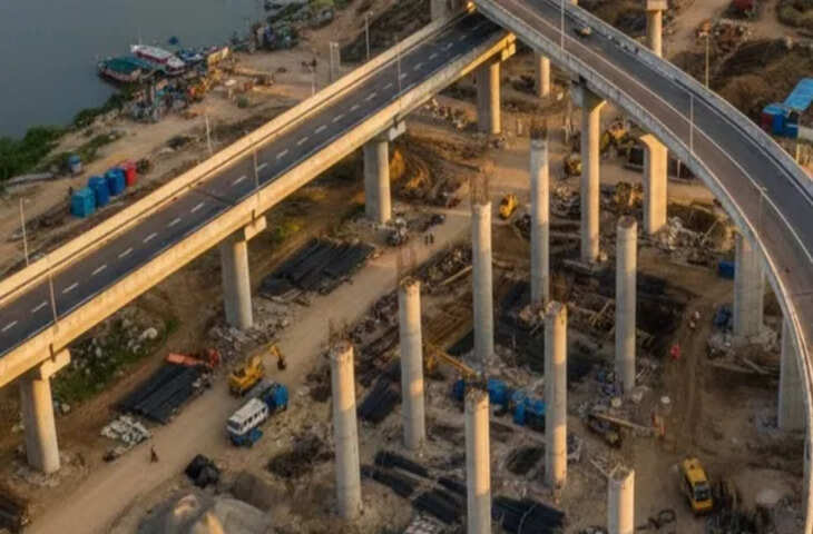 यातायात जाम से निपटने के लिए गंगा पथ निर्माण की घोषणा