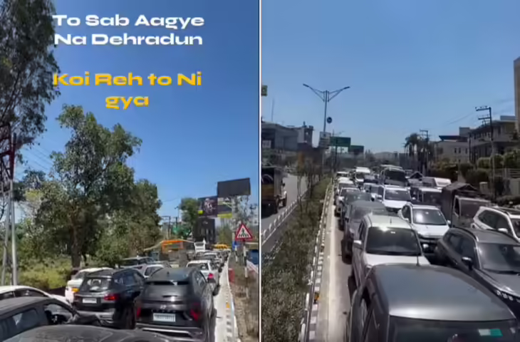 दिल्ली-देहरादून एक्सप्रेसवे खुलते ही लगा जाम, वायरल वीडियो ने खोली हकीकत