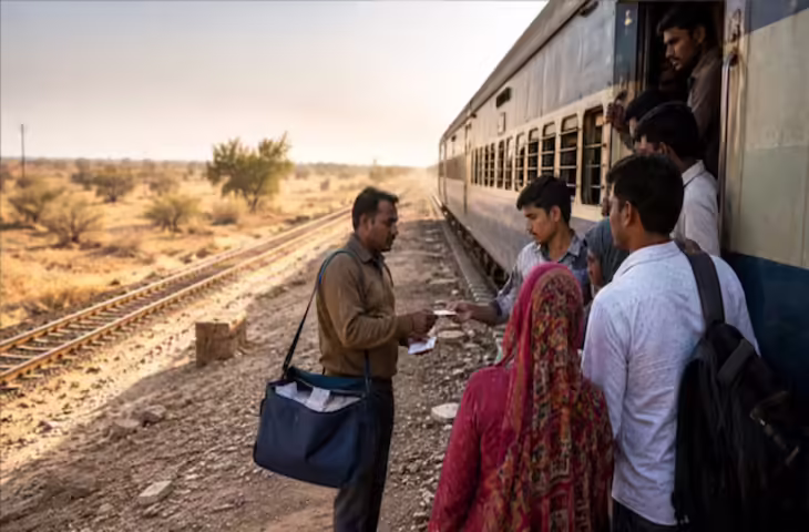 भारत-पाक सीमा के पास बिना प्लेटफॉर्म और टिकट खिड़की वाला स्टेशन! ठेकेदार के बैग से बिकते थे टिकट, कहानी ने मचाया हड़कंप