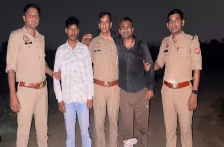 मोदीनगर में पुलिस मुठभेड़: दरोगा की पत्नी से चेन लूटने वाले दो बदमाश गिरफ्तार, एक के पैर में लगी गोली