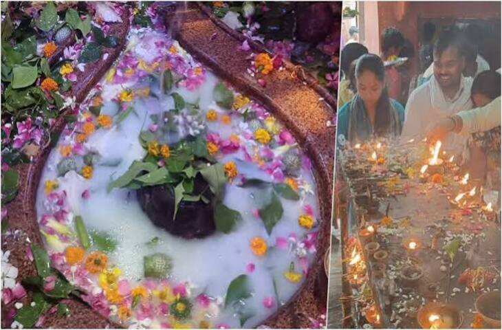 सावन के पहले सोमवार पर शिवालयों में उमड़ा आस्था का सैलाब, वीडियो में जाने राजस्थान के मंदिरों में जलाभिषेक के लिए लंबी कतारें