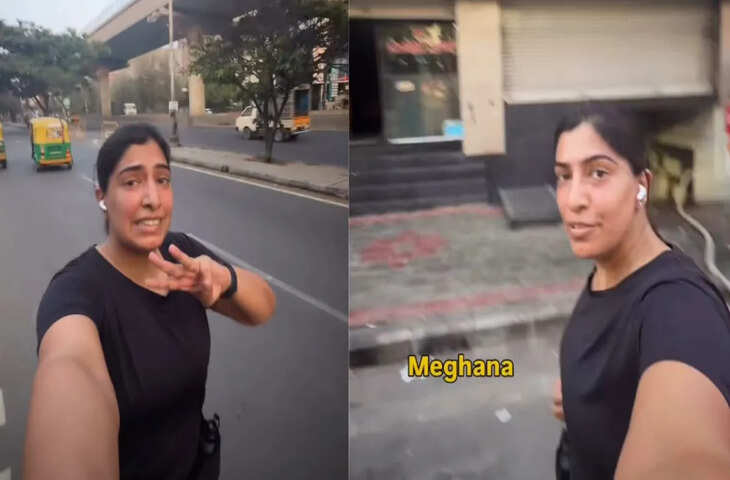 दोस्तों संग नाश्ता करने के लिए 12 किमी दौड़ी महिला, धूल और ट्रैफिक से हुआ बुरा हाल