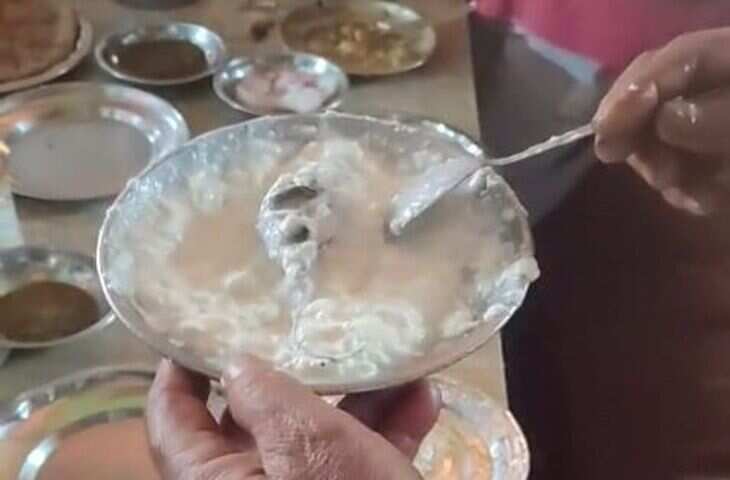 ढाबे की दही में मरा हुआ चूहा मिलने से मचा हड़कंप, वायरल वीडियो देख फटी रह जाएंगी आँखें&nbsp;