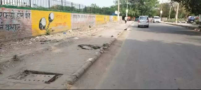 Gurgaon जीएमडीए करेगा फुटपाथों और सड़कों की मरम्मत