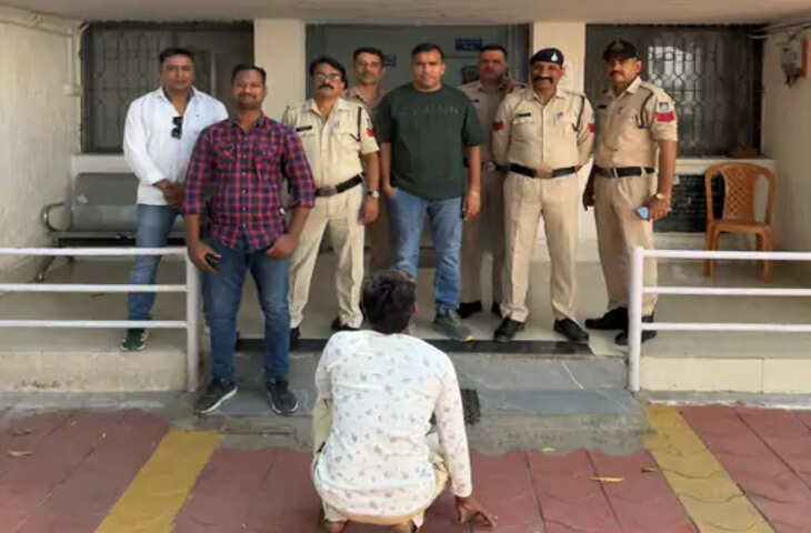 हत्या के प्रयास के मामले में फरार इनामी आरोपी गिरफ्तार, घर पहुंचते ही पुलिस ने दी दबिश; भागने लगा तो घेराबंदी कर पकड़ा