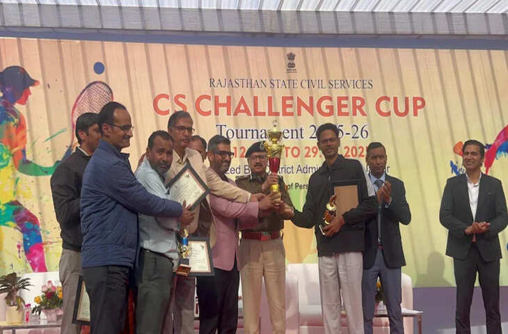 CS चैलेंजर ट्रॉफी 2025 में राजस्थान लेखा सेवा ने क्रिकेट में जीता स्वर्ण पदक