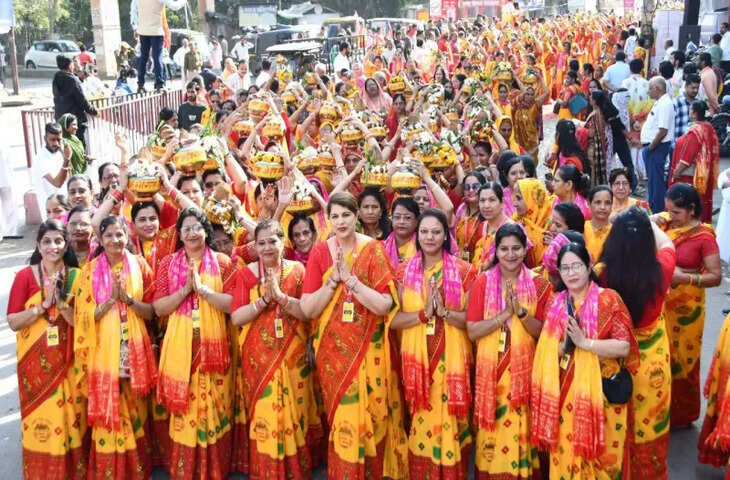 भीलवाड़ा में सनातन मंगल महोत्सव: संत दर्शन और शोभायात्रा ने नगर को भक्ति में सराबोर किया