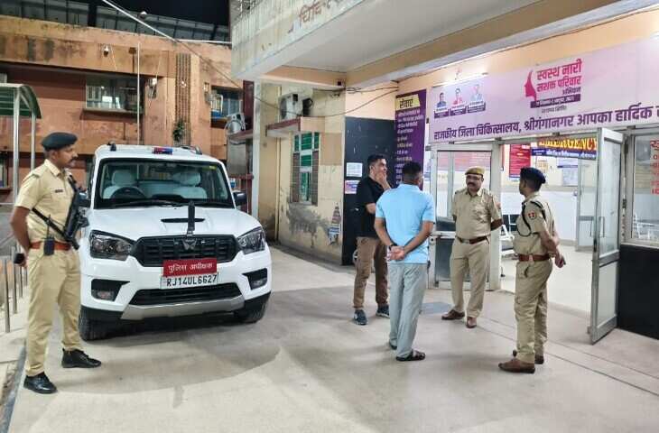श्रीगंगानगर में पुलिस मुठभेड़, एक्सक्लूसिव फुटेज में देंखे पंजाब का गैंगस्टर घायल; जवाबी फायरिंग में पैर में लगी गोली