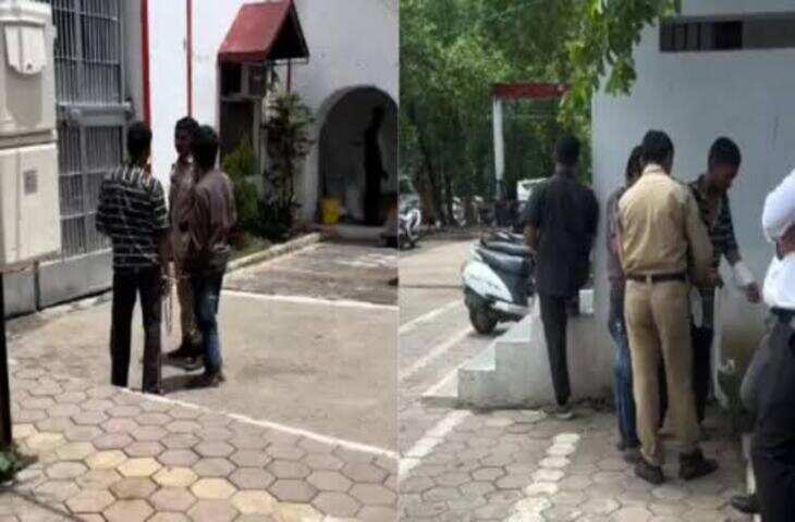 थाने में लंगड़ाता दिखा शख्स बाहर आते ही उखाड़ फेंका प्लास्टर,&nbsp;Viral Video देख लोग पुलिस प्रशासन पर उठा रहे सवाल&nbsp;