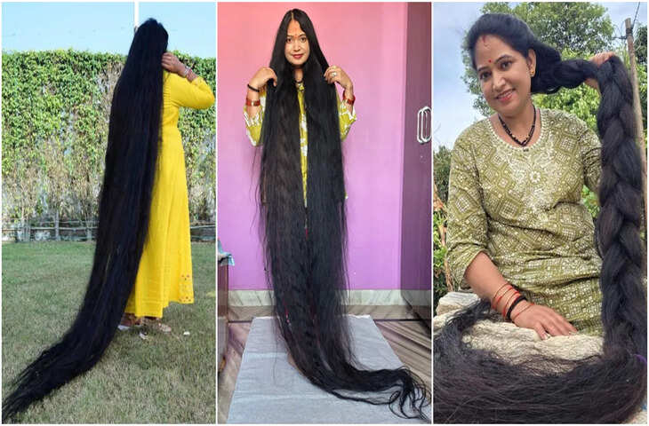 10 साल तक बालों पर नहीं चली कैंची, अब 8 फीट 10 इंच लंबी जुल्फों से रेणु धरियाल ने बनाया वर्ल्ड रिकॉर्ड