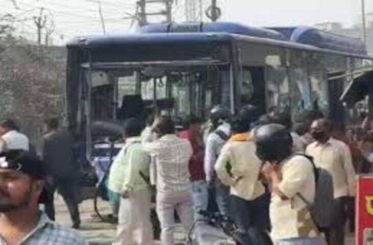 निहाल विहार बस हादसे के बाद हुई तोड़फोड़ और आगजनी, तीन उपद्रवियों को गिरफ्तार