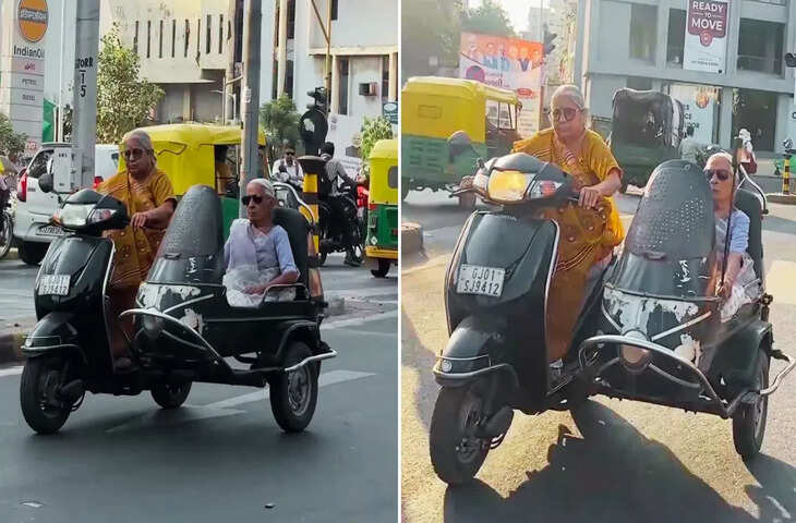 दादी अम्मा की &lsquo;शोले स्टाइल&rsquo; राइड ने लूटा दिल, बहन संग यूं निकलीं घूमने, वीडियो देख लोग बोले "दिल तो बच्चा है जी"