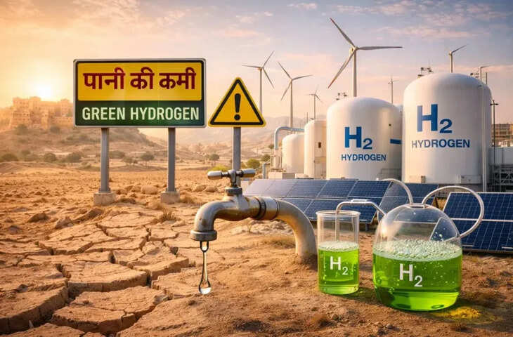 राजस्थान में ग्रीन हाइड्रोजन प्रोजेक्ट अटके, पानी की कमी बनी बड़ी बाधा