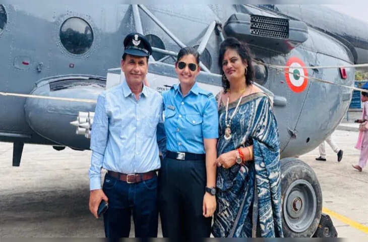 बारां की ऋषिना शर्मा भारतीय वायु सेना में बनी फ्लाइंग ऑफिसर, जिले का नाम किया रोशन
