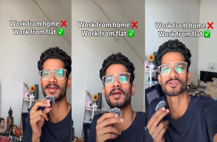 Work From Home का सबसे बड़ा दुख! फ्लैट में रहने वाले शख्स का वीडियो वायरल, लोग बोले- &lsquo;ये तो हर किसी की कहानी है&rsquo;
