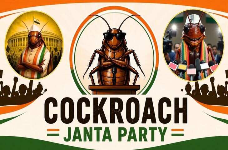 5 दिन में 90 लाख फॉलोअर्स! आखिर क्या है &lsquo;कॉकरोच जनता पार्टी&rsquo;, क्या BJPकांग्रेस को देगी टक्कर&nbsp;