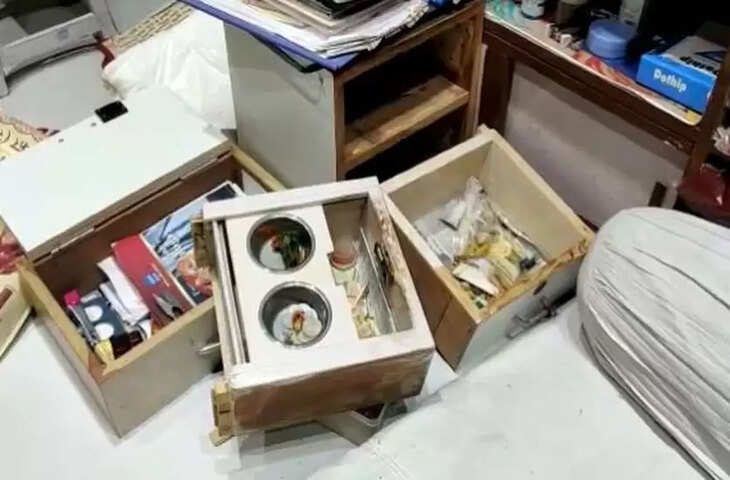 Sikar में पांच चोरों ने की चालीस लाख की चोरी, वारदात हुई सीसीटीवी मैं कैद 