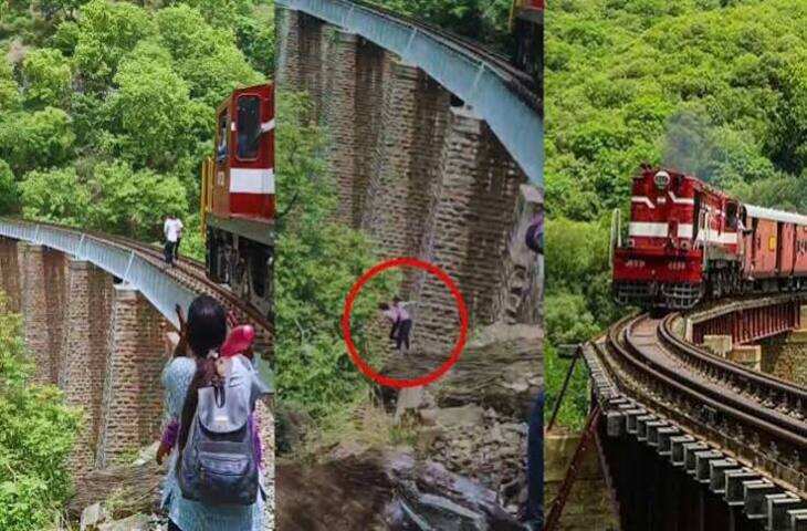 पाली के गोरमघाट रेलखंड में चलती ट्रेन पर जानलेवा स्टंट, रील बनाने के लिए युवकों ने दांव पर लगाई जान