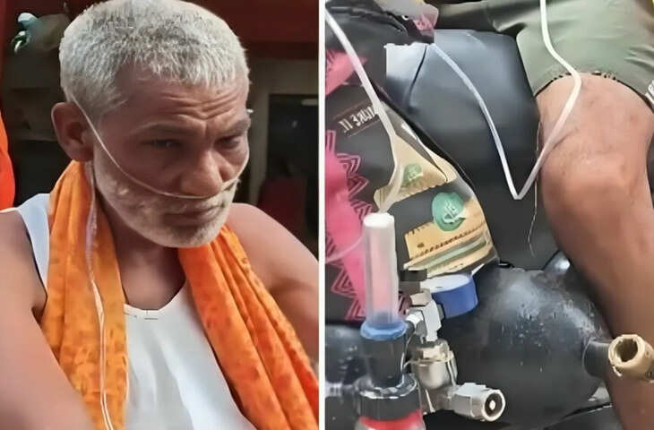 आस्था की मिसाल: ऑक्सीजन सिलेंडर के सहारे बुजुर्ग ने पूरी की कांवड़ यात्रा, शिवभक्ति के आगे नहीं हारी हिम्मत
