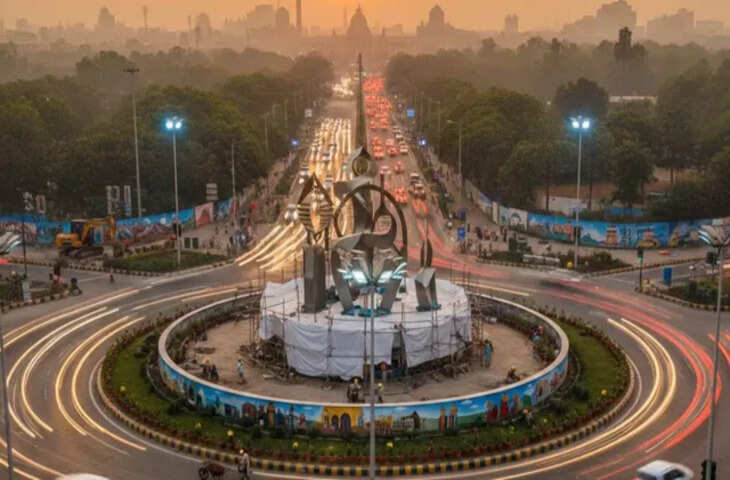 दिल्ली में वायु प्रदूषण नियंत्रण के कारण गोलचक्कर सुंदरीकरण परियोजना में देरी